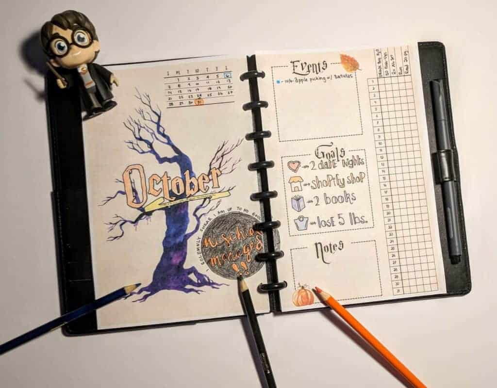 IMG_20180921_184735_2 (1) Harry Potter Bullet Journal Layout