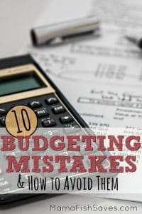 10 common budgeting mistakes and how to avoid them