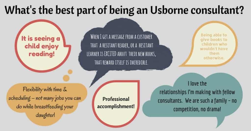 What is the best part of being an Usborne consultant