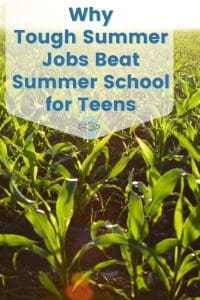 Why teenagers should work summer jobs, the tougher the better