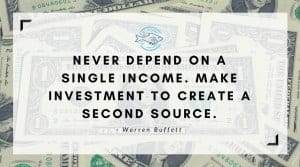 Warren Buffett passive income quote