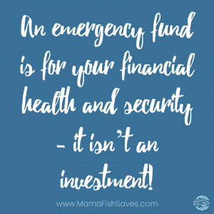 Emergency fund for your financial health and security