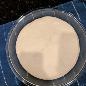 Risen bread dough