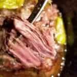 Shredded beef - Mississippi pot roast