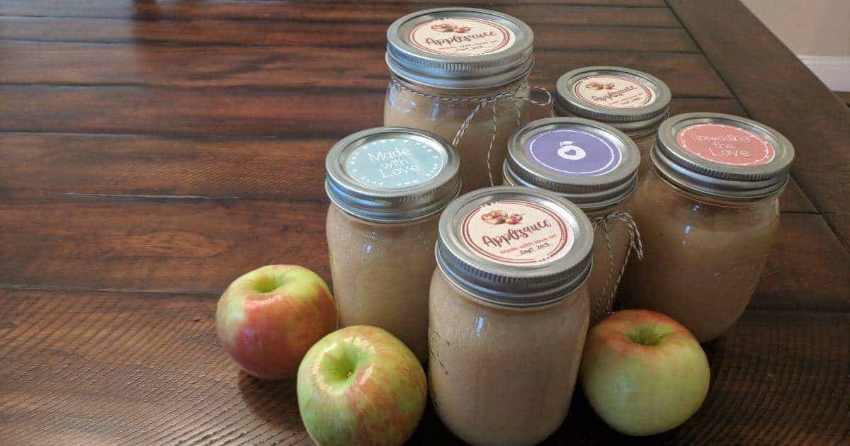 How to make and can applesauce