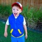 Pokemon Ash Ketchum no sew Halloween Costume