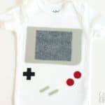 No sew Gameboy costume