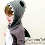 No Sew Shark Halloween Costume