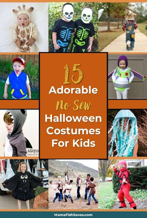 15 Adorable No Sew Halloween Costumes for Kids - Smart Money Mamas