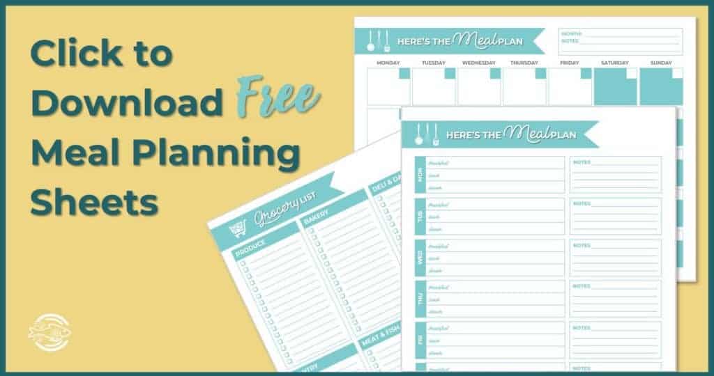 Free meal planning printables