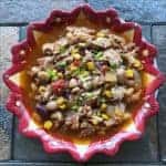 Crockpot chicken chili