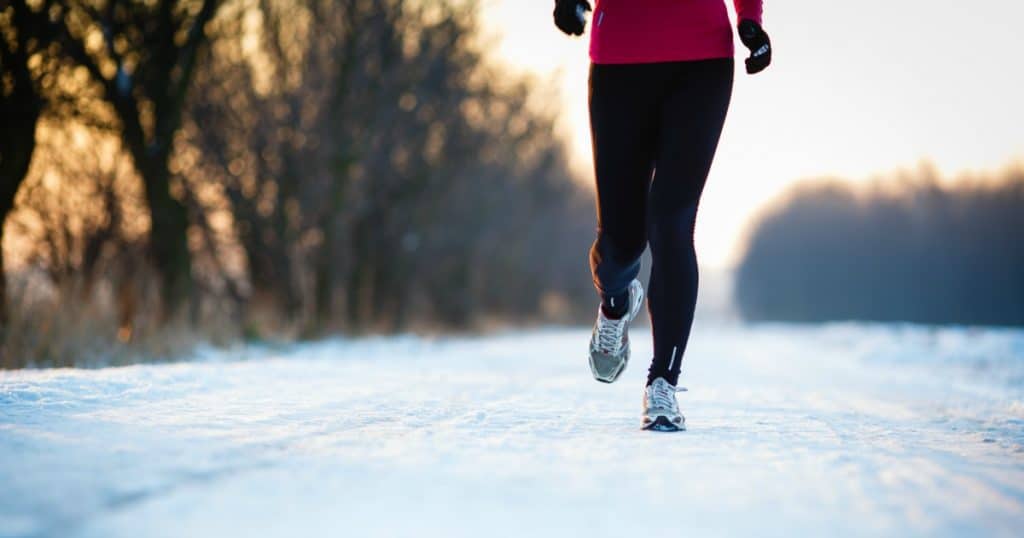 Woman exercising to help fight seasonal depression