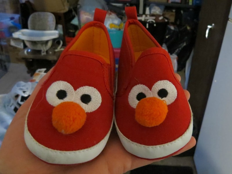 Outgrown Elmo baby shoes