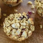 Cranberry Almond Oatmeal Muffins