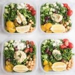 Kale and Quinoa Greek Salad Meal Prep