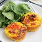 Spinach Bacon Make Ahead Muffin Cups