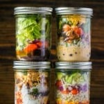 Mason Jar Burrito Bowl