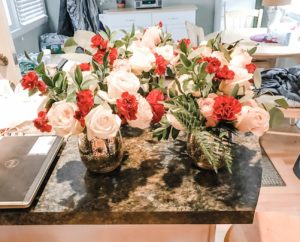 Making DIY wedding flowers