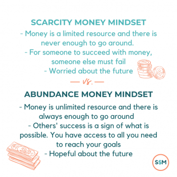 Scarcity versus abundance money mindset